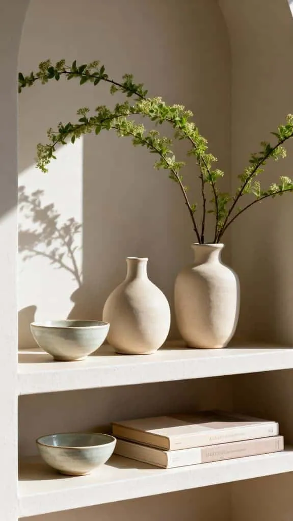 neutral ceramics and plants