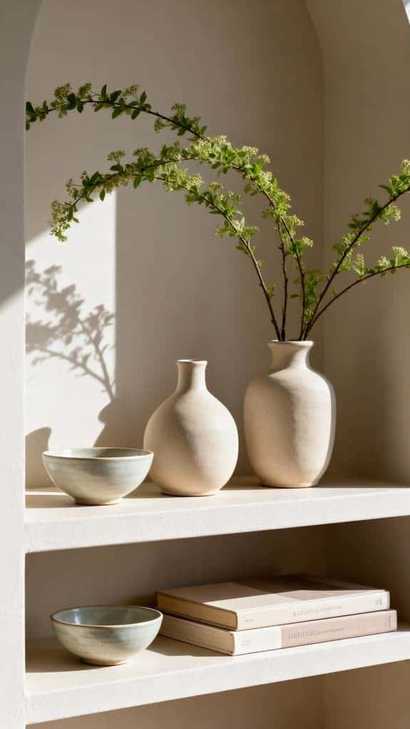 neutral ceramics and plants