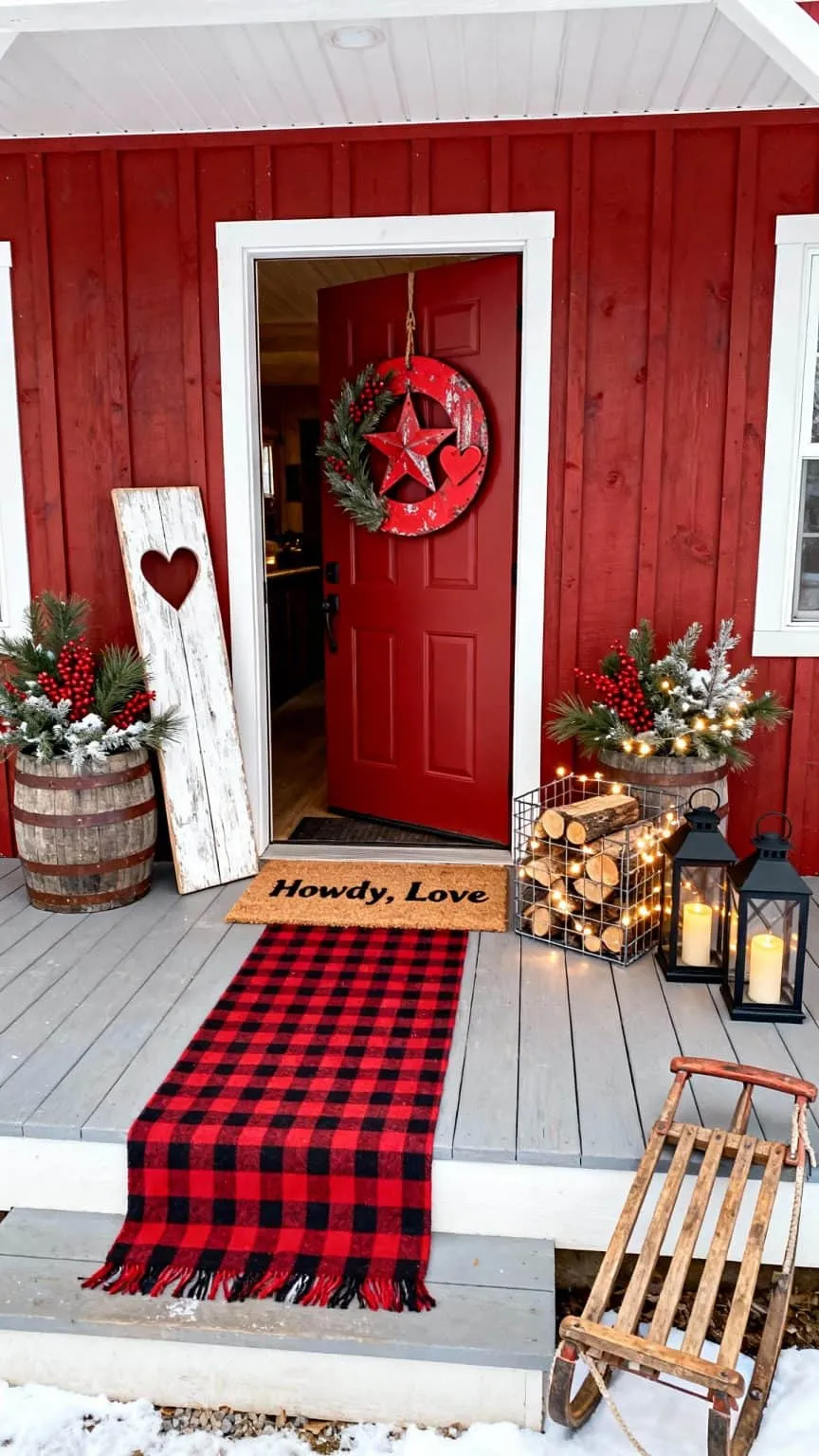 12 Valentine Front Porch Ideas You’ll Fall for This Season - Vibrant & Cozy