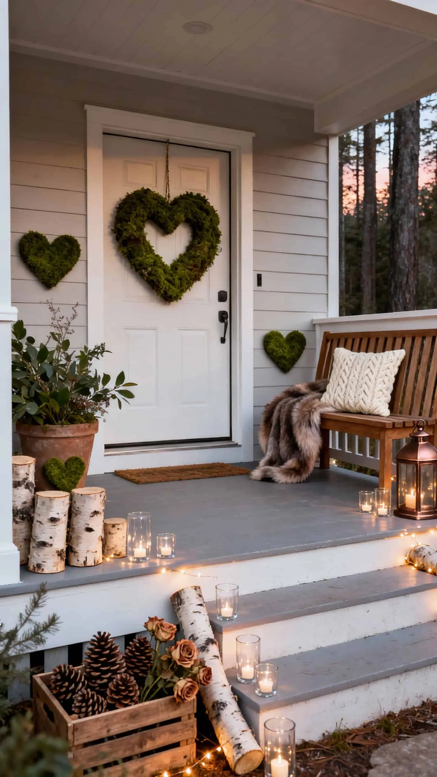 12 Valentine Front Porch Ideas You’ll Fall for This Season - Vibrant & Cozy