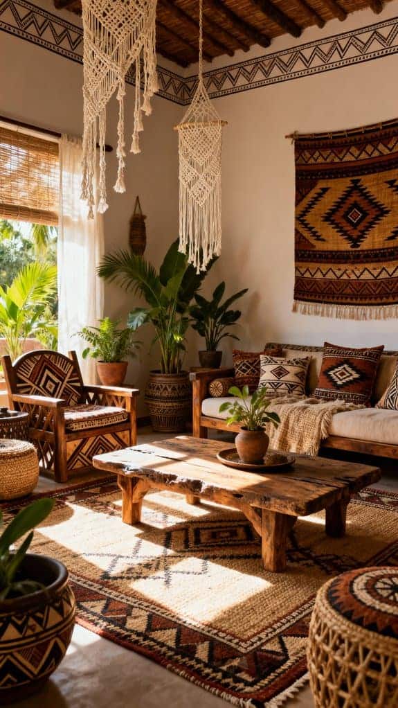 woven textures cozy ambiance