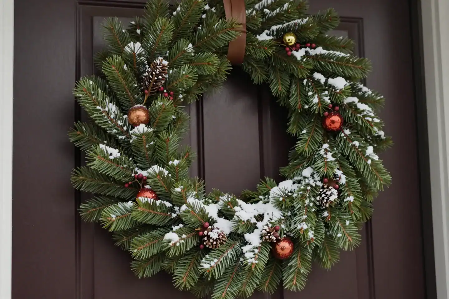 10 Winter Wreaths For Front Door That Make Your Entry Shine
