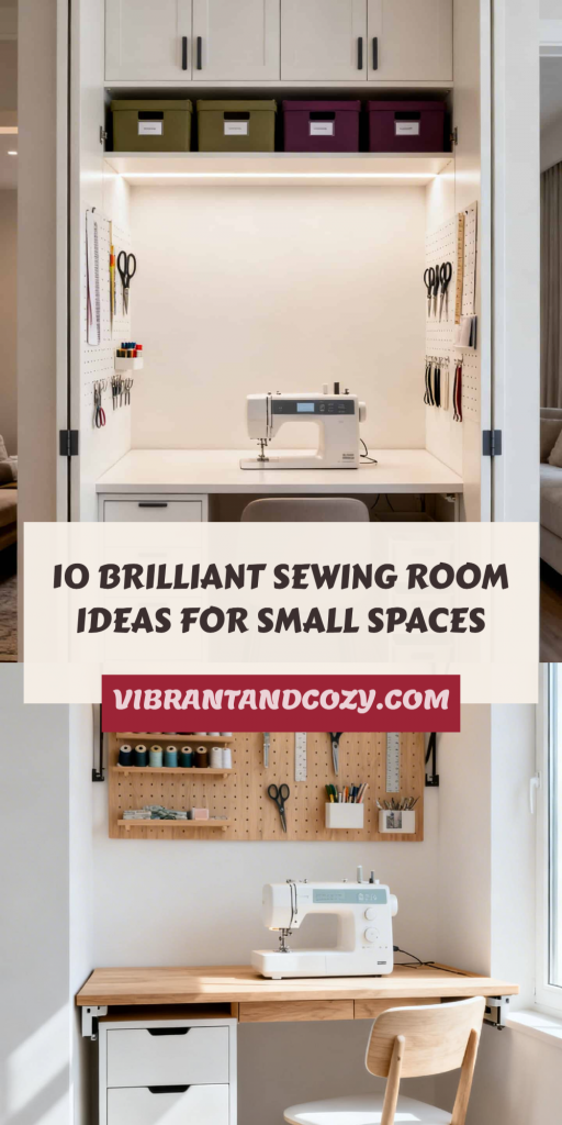 10 Brilliant Sewing Room Ideas For Small Spaces To Organize Everything Fast ⚡🧵 (1)