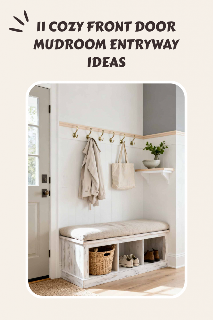 11 Cozy Front Door Mudroom Entryway Ideas That Feel Like Home 🤍