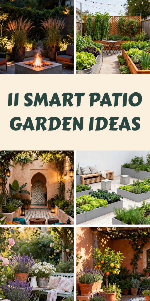 11 Smart Patio Garden Ideas For Stylish Outdoor Spaces 🪴 (1)