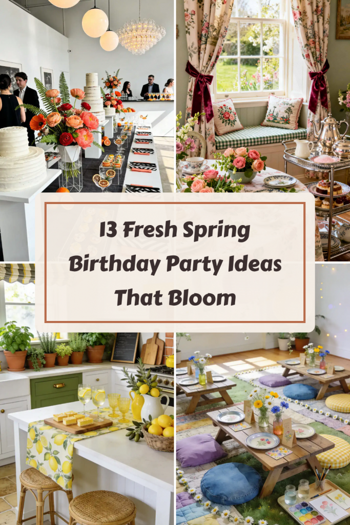 13 Adorable Spring Birthday Party Ideas To Brighten Your April Party 🌼 (2)