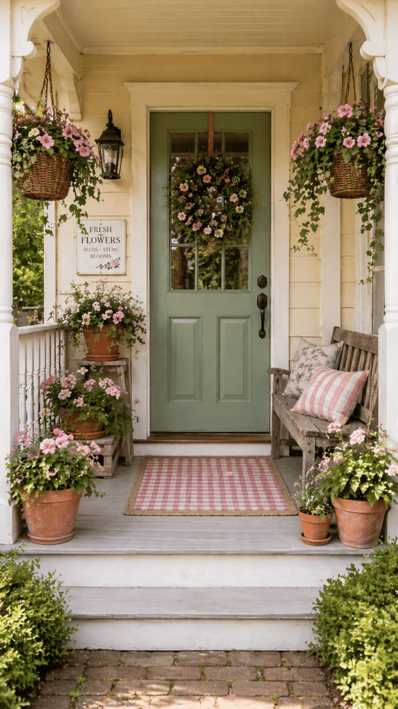 Blooming Baskets And Vintage Terracotta