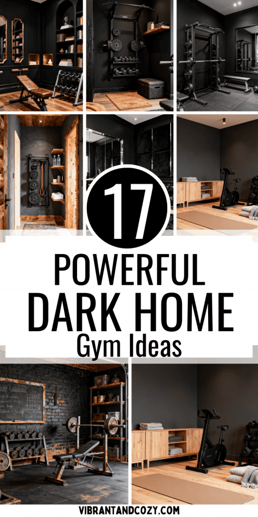 Dark Home Gym Ideas 4