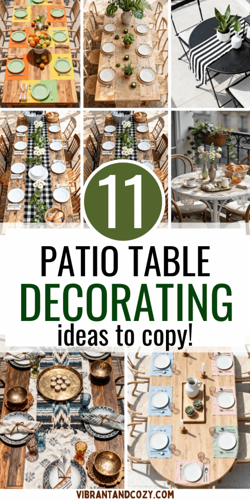 Patio Table Decorating Ideas 4