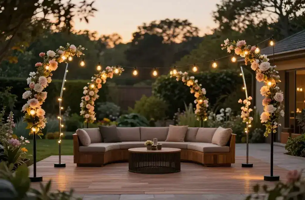 11 Diy Outdoor String Light Poles: Backyard Brilliance Now
