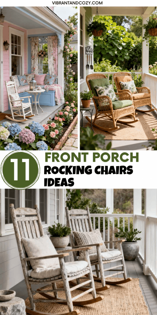 Front Porch Rocking Chairs Ideas 1