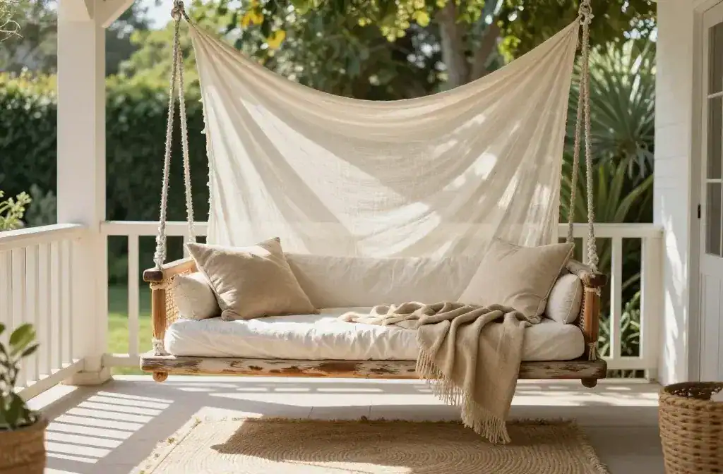 11 Porch Swing Bed Ideas: Dreamy Veranda Vibes