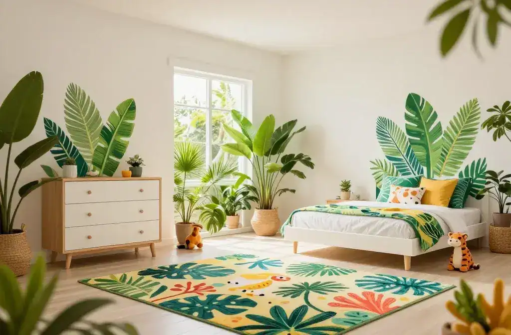 11 Tropical Bedroom for Kids Ideas: Sunny Studio Wonders