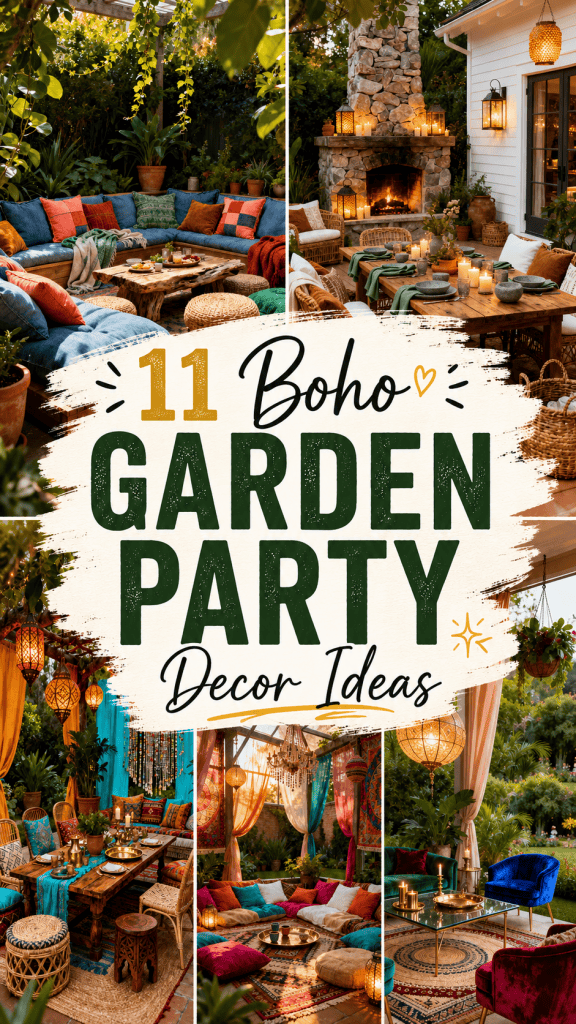 Boho Garden Party Decor Ideas 2