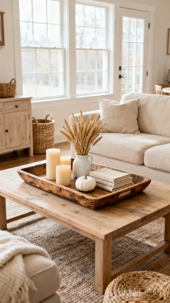 11 Fall Coffee Table Decor Ideas 1