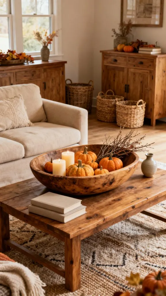 11 Fall Coffee Table Decor Ideas 11