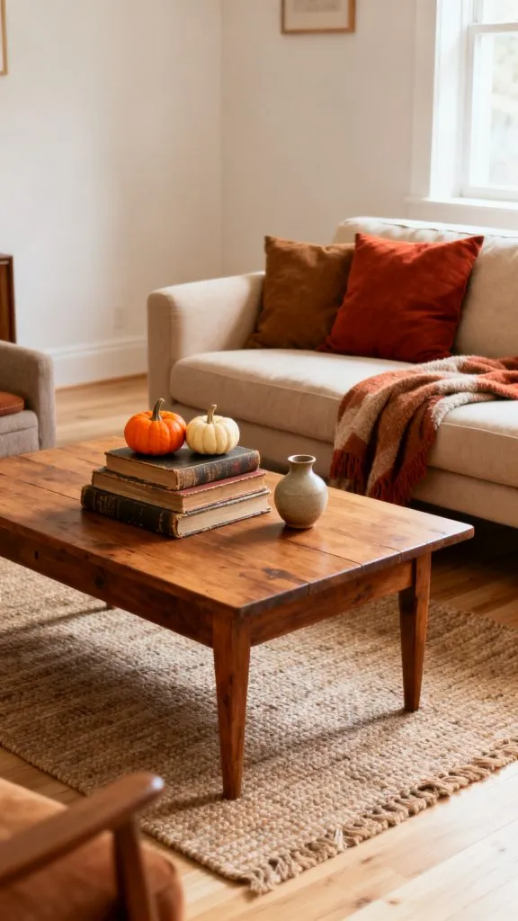 11 Fall Coffee Table Decor Ideas 2