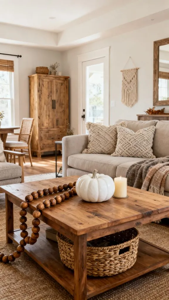 11 Fall Coffee Table Decor Ideas 3