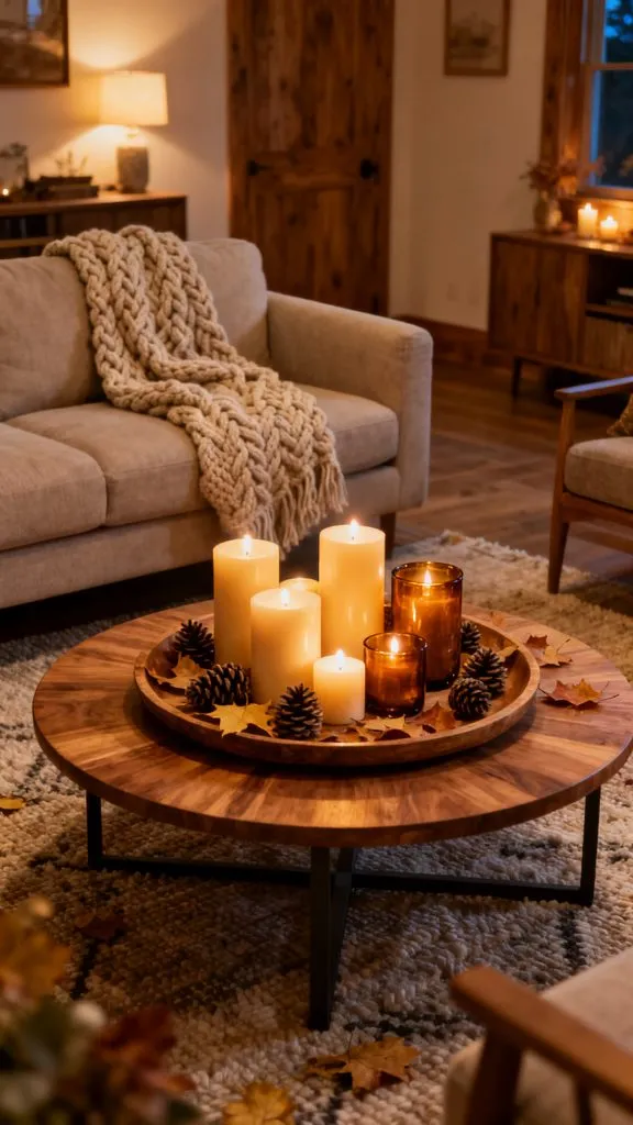 11 Fall Coffee Table Decor Ideas 4