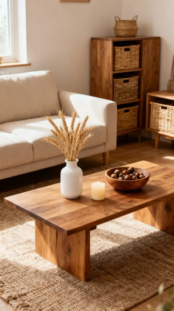 11 Fall Coffee Table Decor Ideas 8