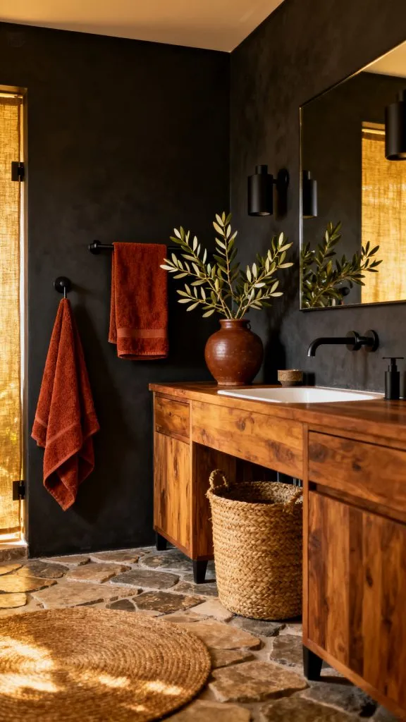11 Moody Small Bathroom Ideas 11