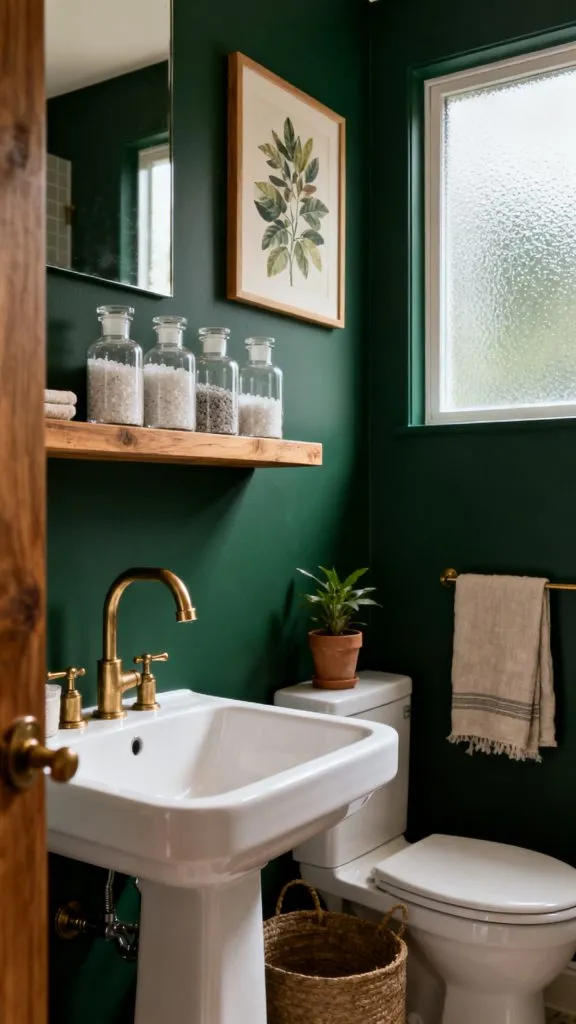 11 Moody Small Bathroom Ideas 3