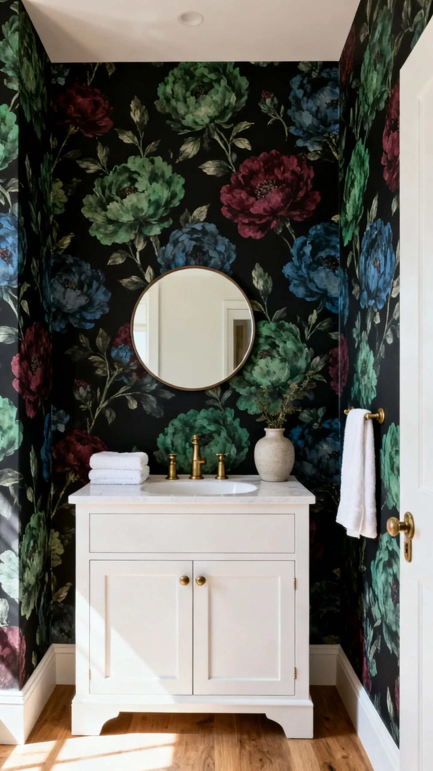 11 Moody Small Bathroom Ideas 9