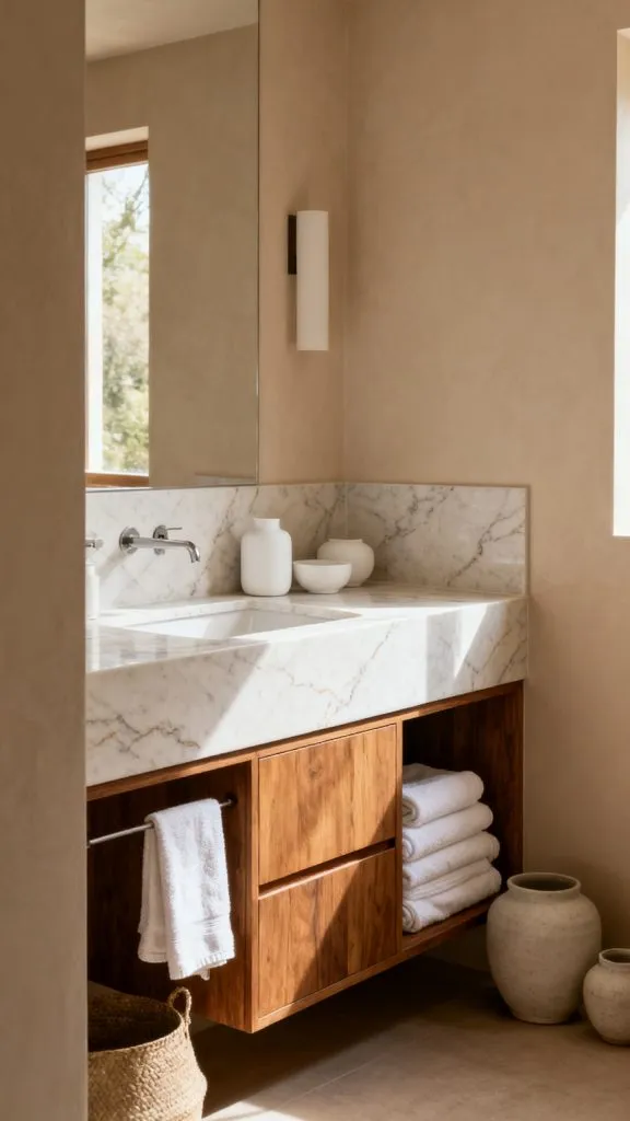 11 Neutral Small Bathroom Ideas 6
