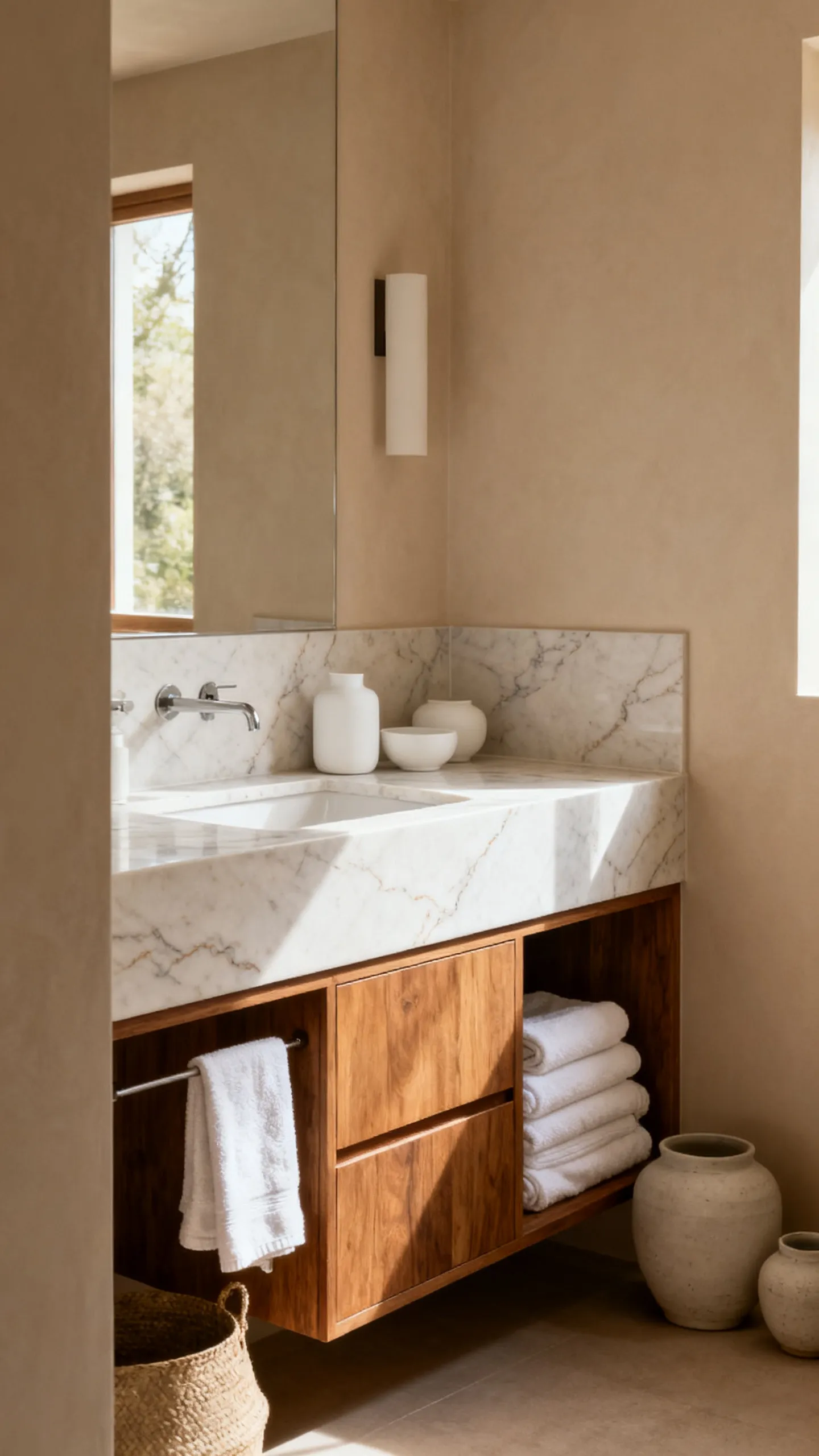 11 Neutral Small Bathroom Ideas 6