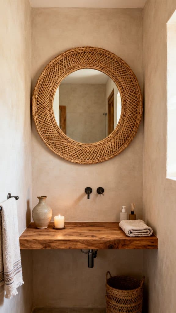 Boho Small Bathroom Ideas 10