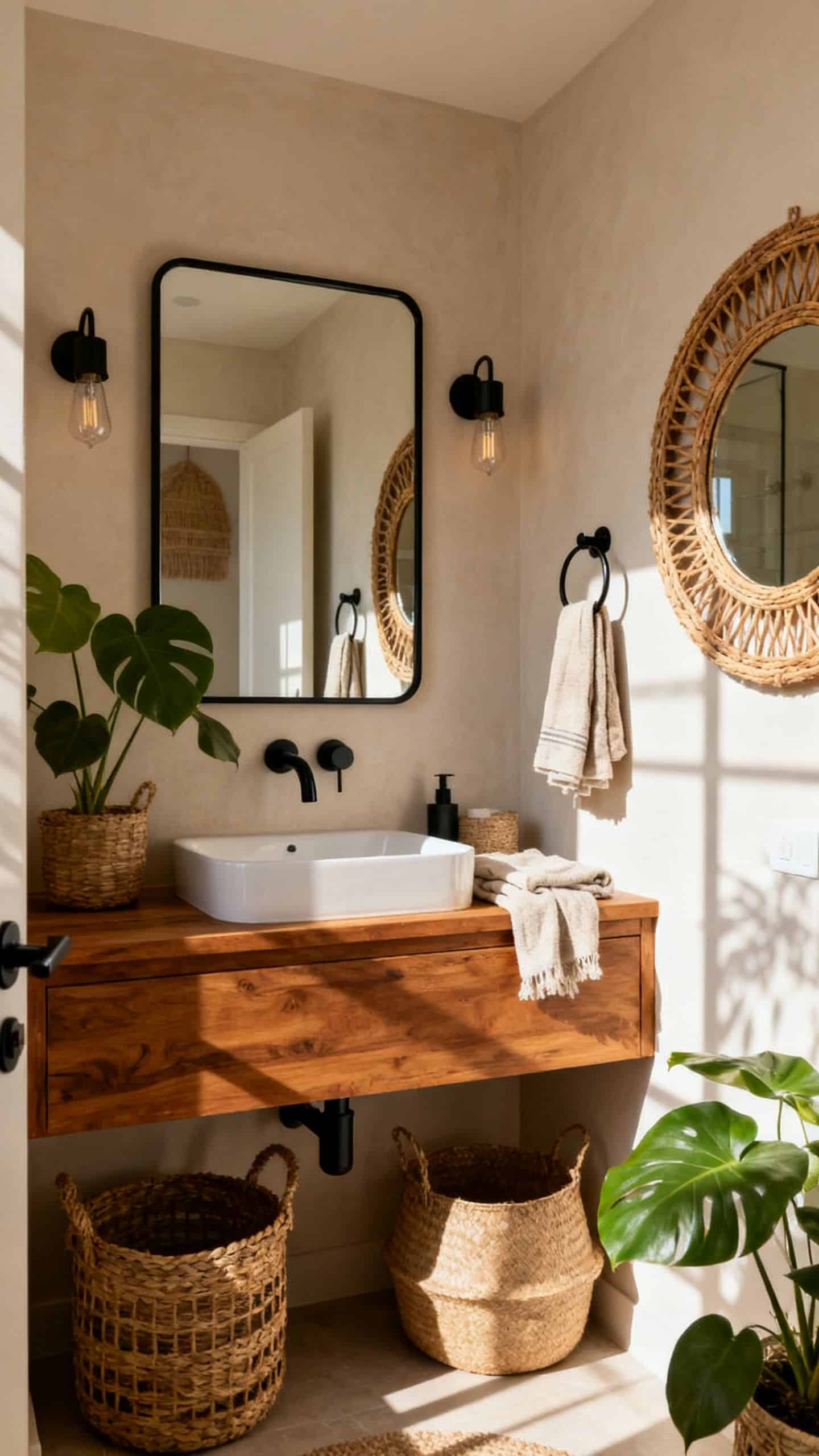 Boho Small Bathroom Ideas 2