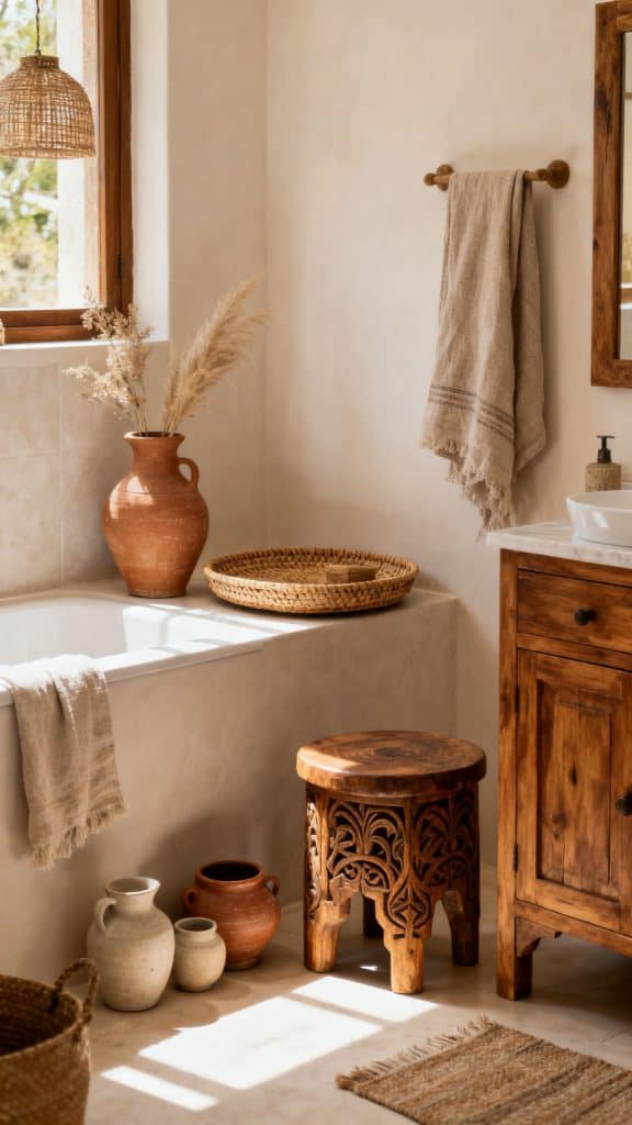 Boho Small Bathroom Ideas 3