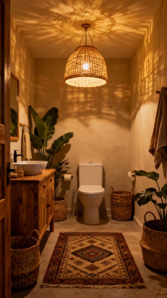Boho Small Bathroom Ideas 4