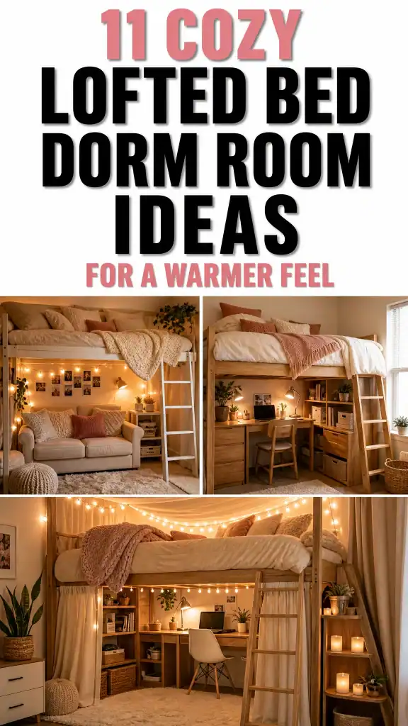 Pin Lofted Bed Dorm Room Ideas 2