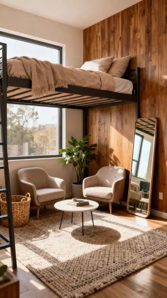 Pin Lofted Bed Dorm Room Ideas 3