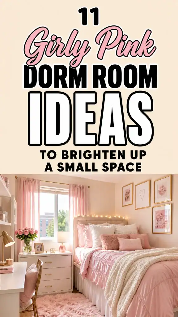 Pin Pink Dorm Room Decor Ideas 2