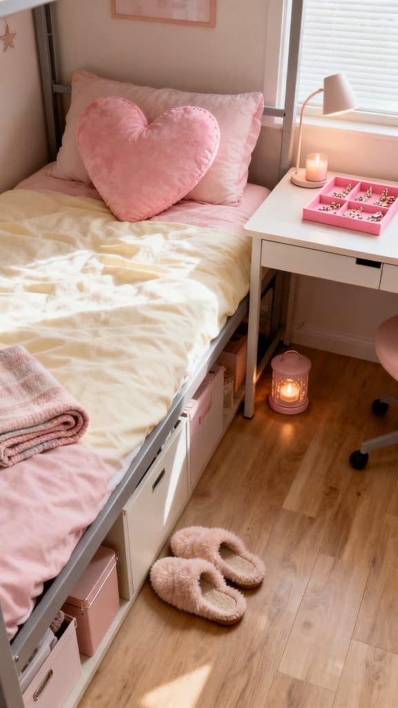 Pink Dorm Room Decor Ideas 11
