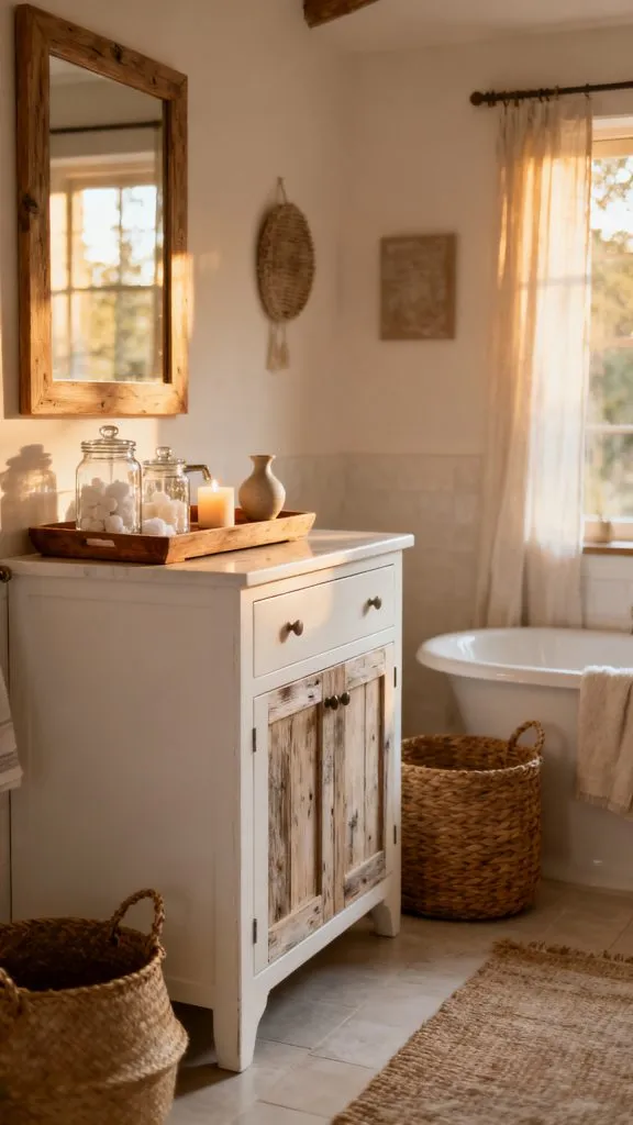 Small Cottage Core Bathroom Ideas 10