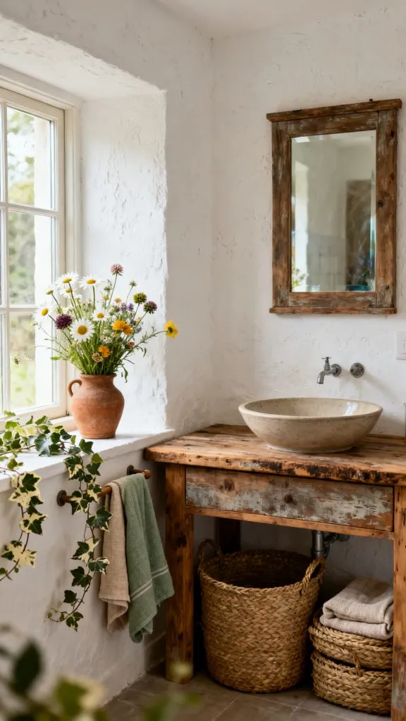 Small Cottage Core Bathroom Ideas 11