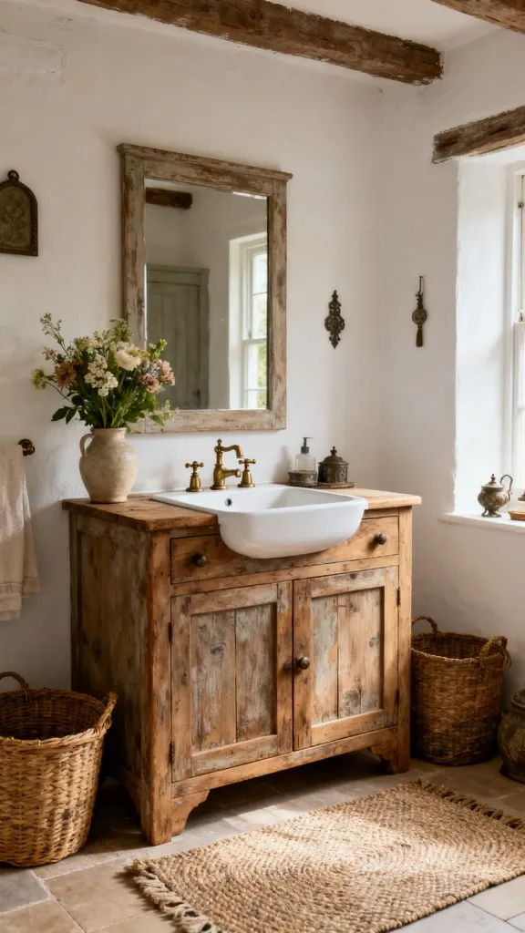Small Cottage Core Bathroom Ideas 2