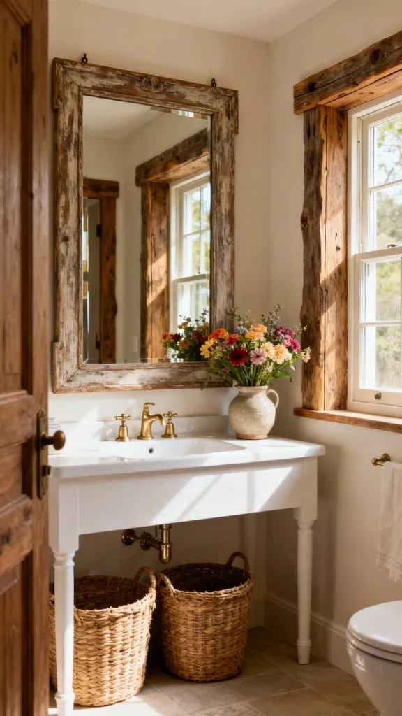 Small Cottage Core Bathroom Ideas 5