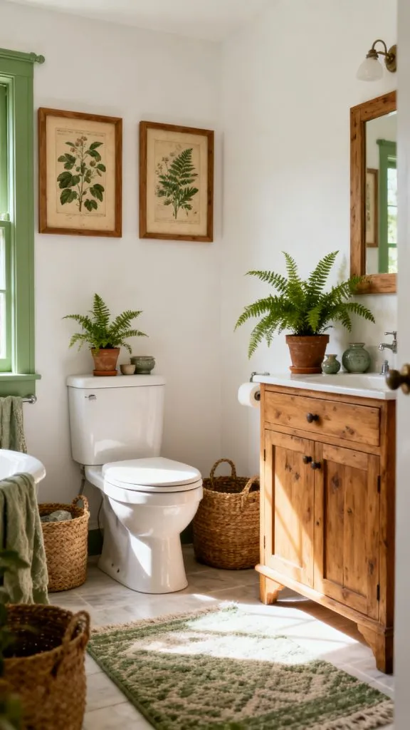 Small Cottage Core Bathroom Ideas 7