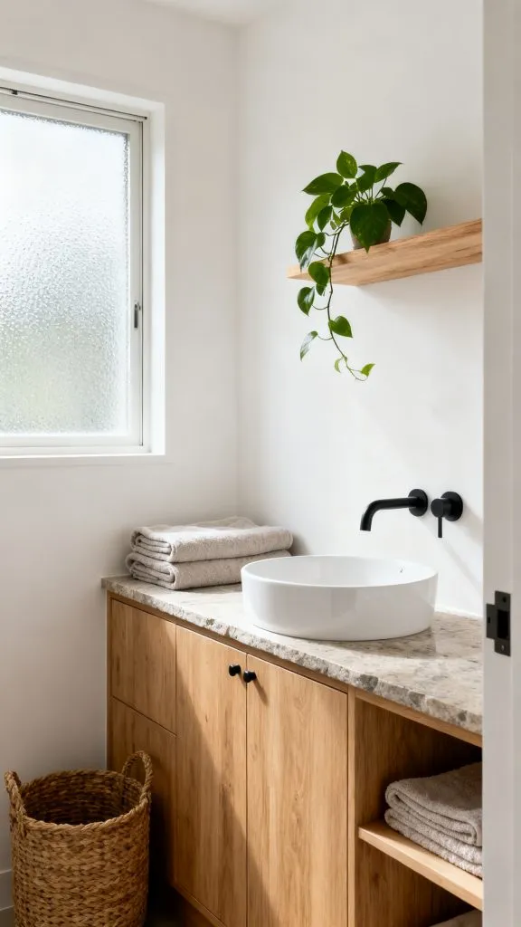 11 Japandi Small Bathroom Ideas 10