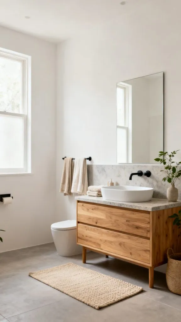 11 Japandi Small Bathroom Ideas 2