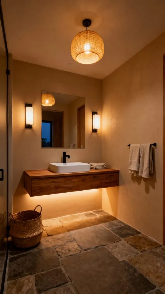 11 Japandi Small Bathroom Ideas 7