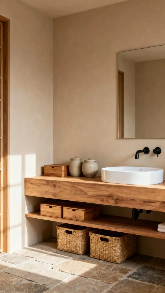 11 Japandi Small Bathroom Ideas 9