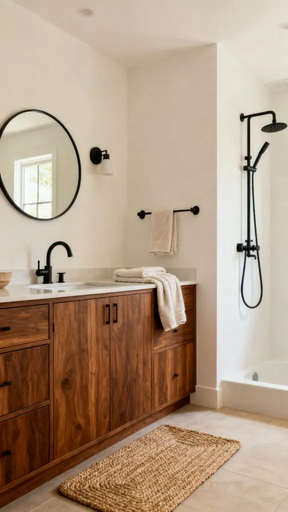 11 Mid Century Modern Small Bathroom Ideas 10