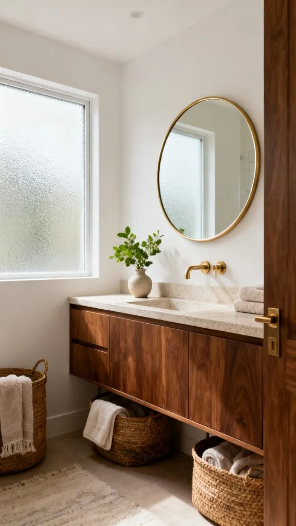 11 Mid Century Modern Small Bathroom Ideas 2