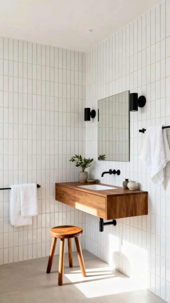 11 Mid Century Modern Small Bathroom Ideas 3