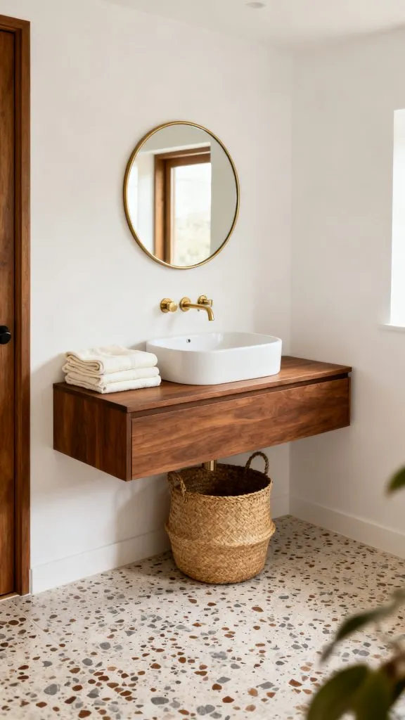 11 Mid Century Modern Small Bathroom Ideas 5